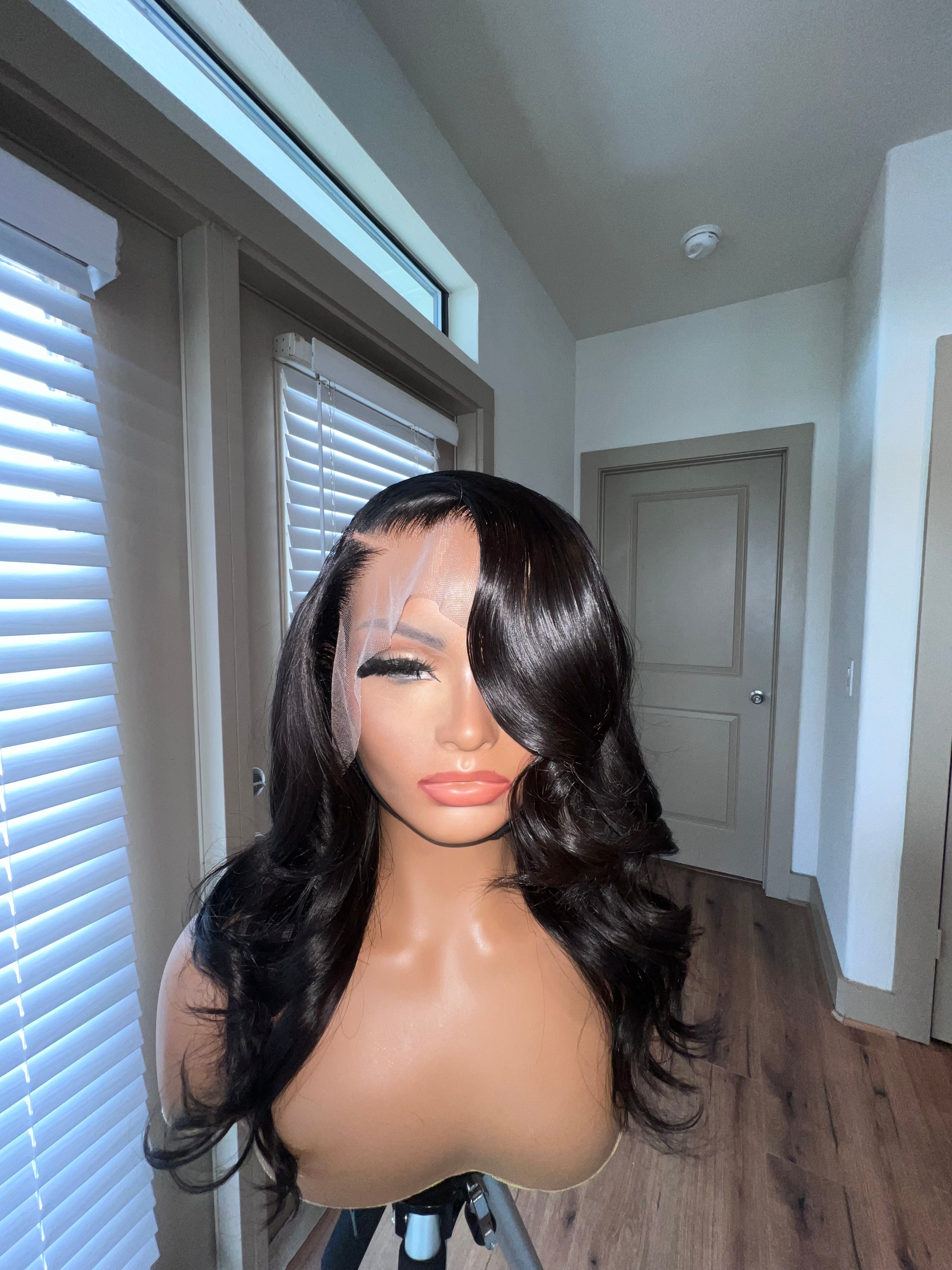 “ASHANTI” 13x4 16inch layered Wig
