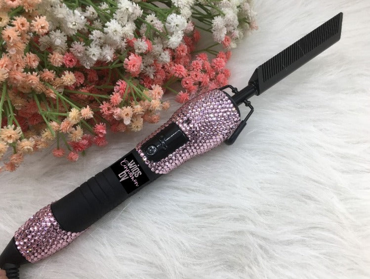 DIY Wig Install Kits! + WBC Glitz Pink Hot Comb + WBC Pink Flat Iron BUNDLE - WigsByCinnamon